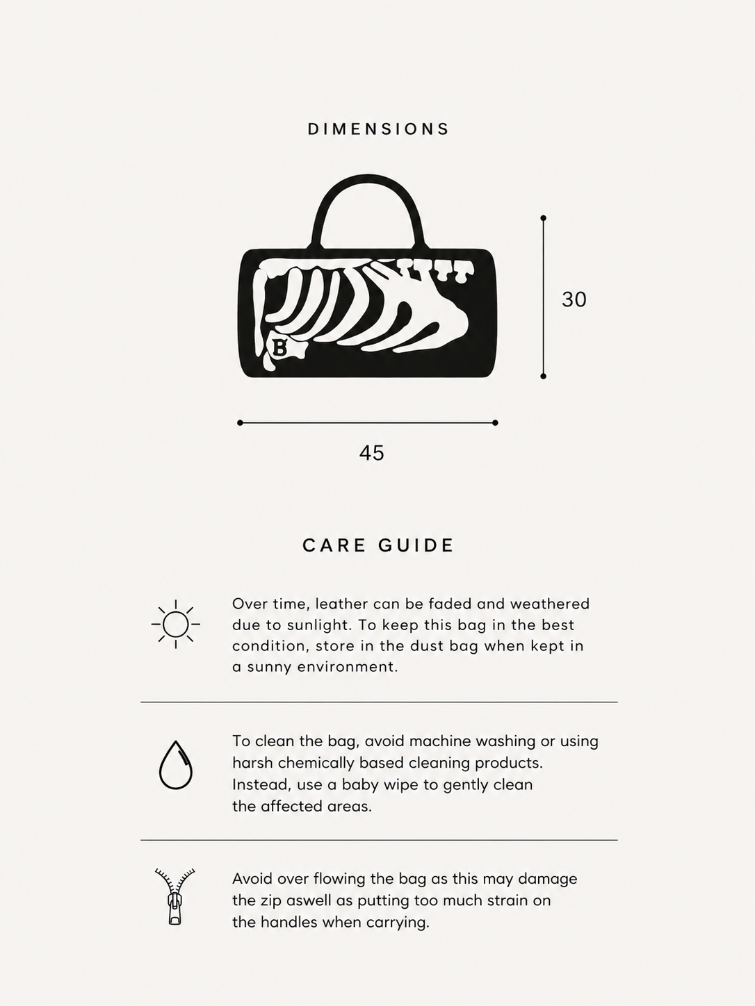 Rib cage Duffle